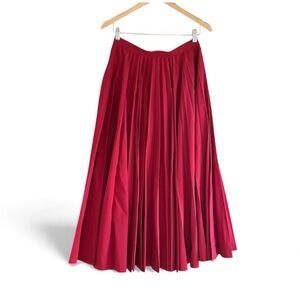 CCO Junya Watanabe Vibrant Red Midi Skirt‎
